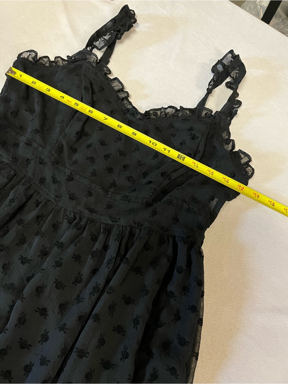Vintage Royal Bones Daang Goodman black skull dress women M gothic lace witchy - Picture 4 of 11